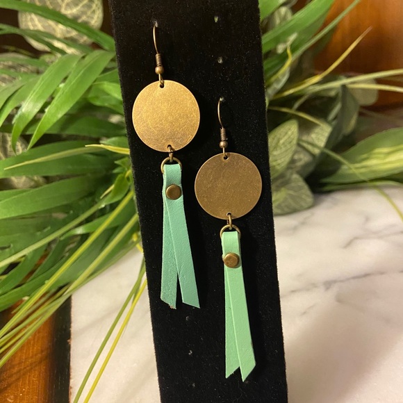 Leather Earrings - Picture 3 of 3